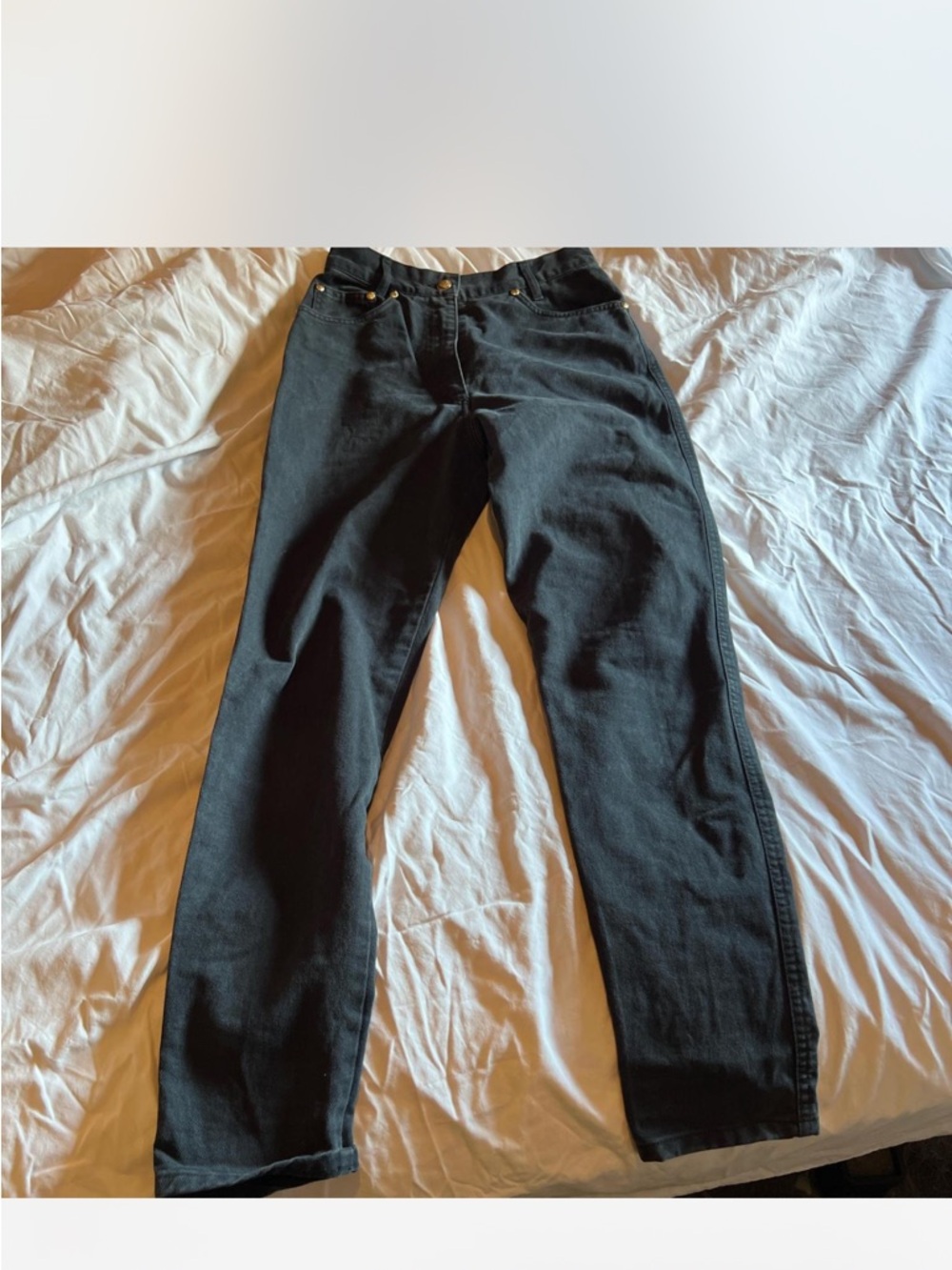 Versace Sport Straight Cute Black Jeans